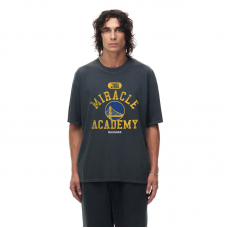 Футболка Unisex Golden State Warriors Heather Black Miracle Academy x NBA Collection Vintage Boxy