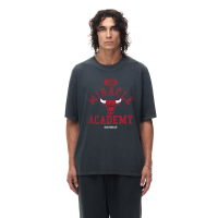 Unisex Chicago Bulls Heather Black Miracle Academy x NBA Collection Vintage Boxy T-shirt