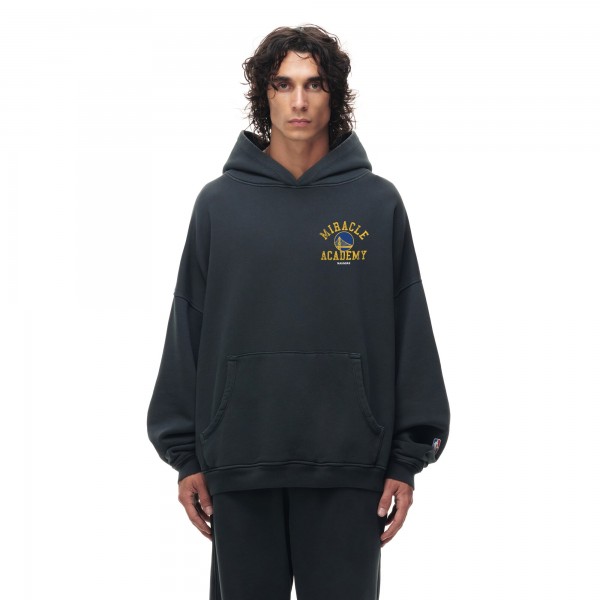 Толстовка Unisex Golden State Warriors Heather Black Miracle Academy x NBA Collection Vintage Sunfade