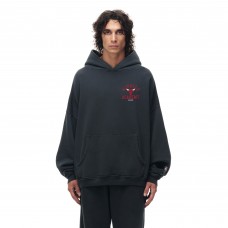 Толстовка Unisex Chicago Bulls Heather Black Miracle Academy x NBA Collection Vintage Sunfade