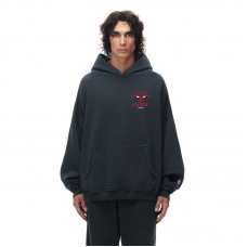 Толстовка Unisex Chicago Bulls Heather Black Miracle Academy x NBA Collection Vintage Sunfade