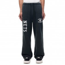 Unisex Brooklyn Nets Heather Black Miracle Academy x NBA Collection Vintage Wide Sweatpants
