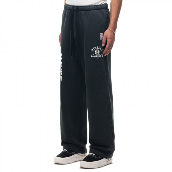 Штаны Unisex Brooklyn Nets Heather Black Miracle Academy x NBA Collection Vintage Wide