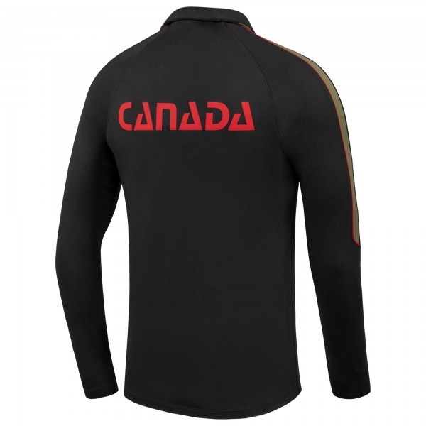 Canada Soccer Nike Strike Drill Quarter-Zip Long Sleeve Dri-FIT Top - Black