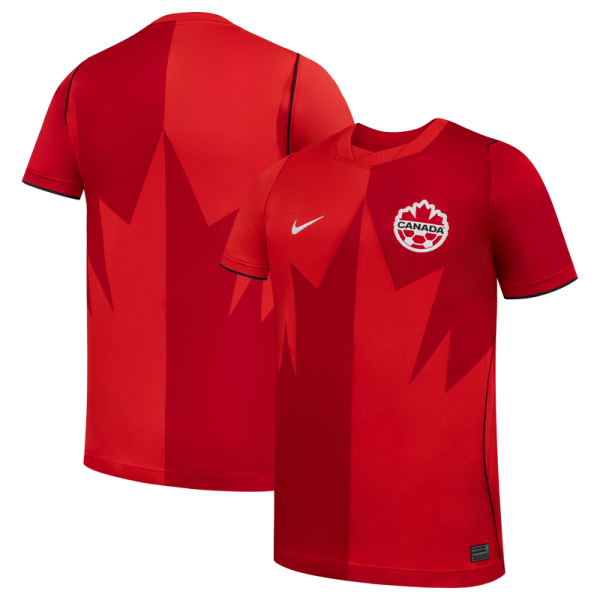 Подростковая Canada Soccer Nike 2026 Home Stadium Replica Jersey - Red