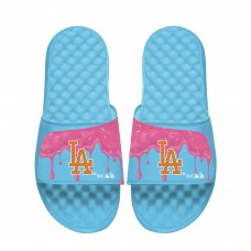 Unisex Los Angeles Dodgers ISlide Blue Ice Cream Drip Slide Sandals