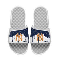 Unisex New York Yankees ISlide White Ice Cream Drip Slide Sandals