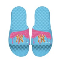 Unisex New York Yankees ISlide Blue Ice Cream Drip Slide Sandals