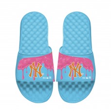 Unisex New York Yankees ISlide Blue Ice Cream Drip Slide Sandals