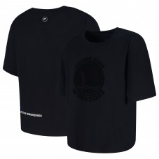Golden State Warriors Protege Black Eco-Poly Interlock Fashion Tonal T-Shirt