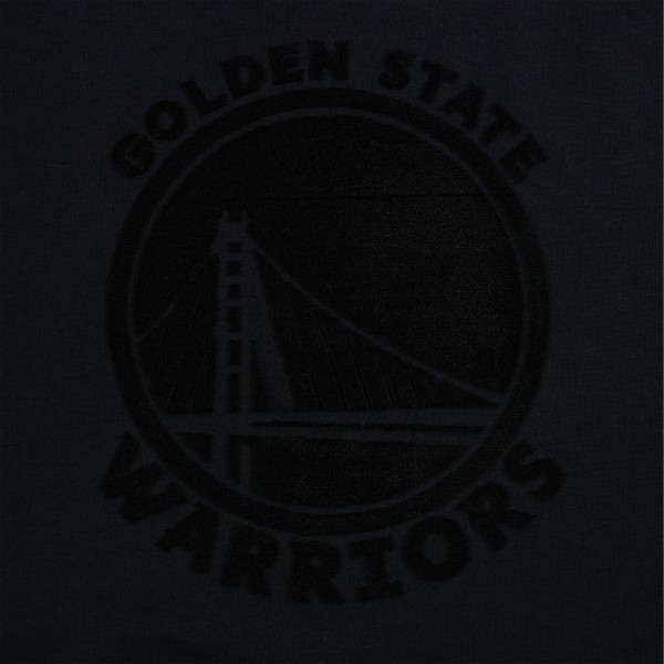 Golden State Warriors Protege Black Eco-Poly Interlock Fashion Tonal T-Shirt