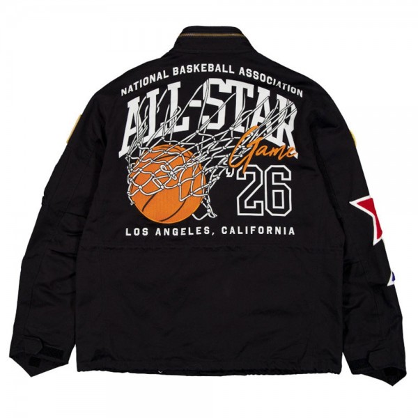2026 NBA All-Star Game New Era x Alpha Industries Black Field Full-Zip Jacket