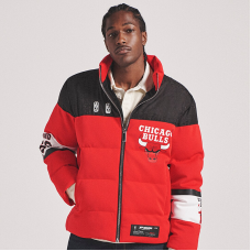 Unisex Chicago Bulls Off Season x NBA Red Standard Puffer Jacket