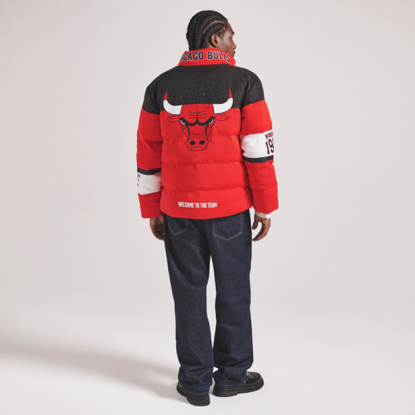 Unisex Chicago Bulls Off Season x NBA Red Standard Puffer Jacket