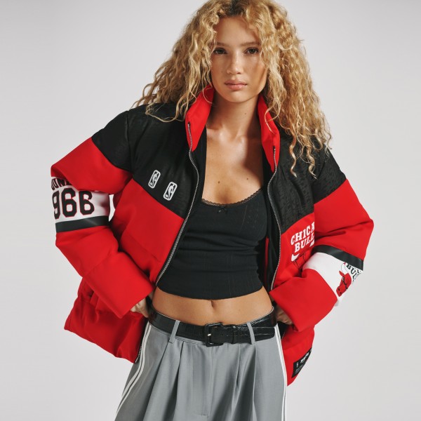 Unisex Chicago Bulls Off Season x NBA Red Standard Puffer Jacket