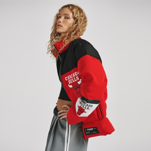 Unisex Chicago Bulls Off Season x NBA Red Standard Puffer Jacket