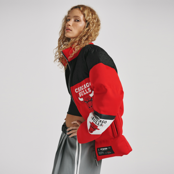 Unisex Chicago Bulls Off Season x NBA Red Standard Puffer Jacket