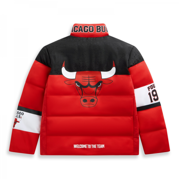Unisex Chicago Bulls Off Season x NBA Red Standard Puffer Jacket