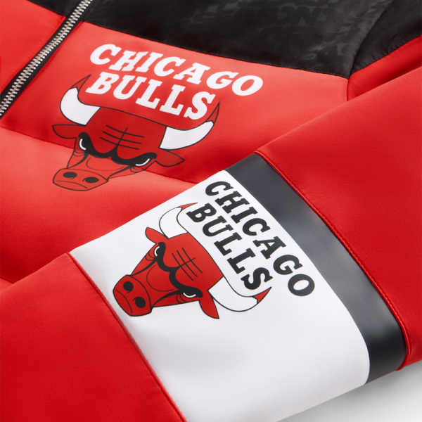 Unisex Chicago Bulls Off Season x NBA Red Standard Puffer Jacket