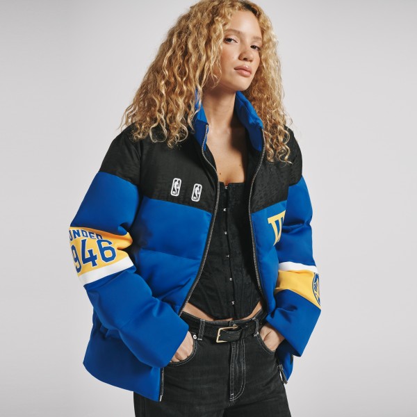 Unisex Golden State Warriors Off Season x NBA Royal Standard Puffer Jacket