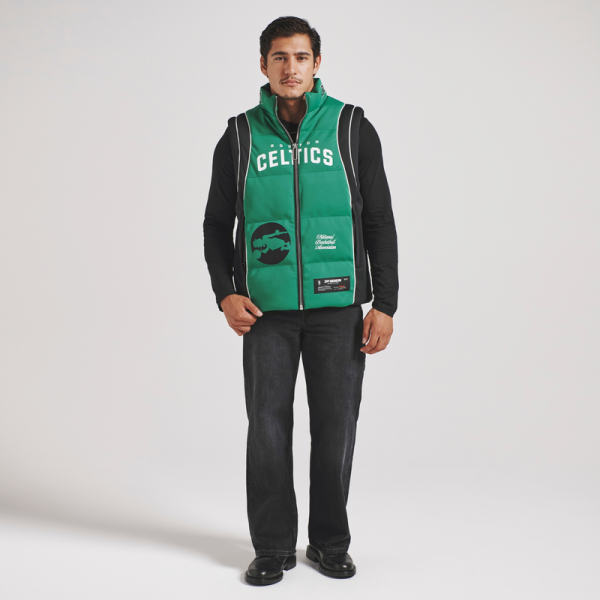 Unisex Boston Celtics Off Season x NBA Kelly Green Team Puffer Vest