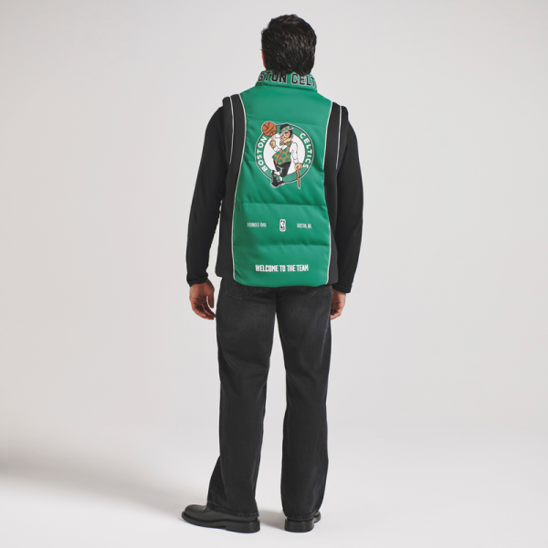 Unisex Boston Celtics Off Season x NBA Kelly Green Team Puffer Vest