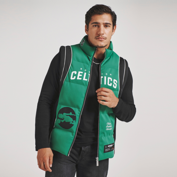 Unisex Boston Celtics Off Season x NBA Kelly Green Team Puffer Vest