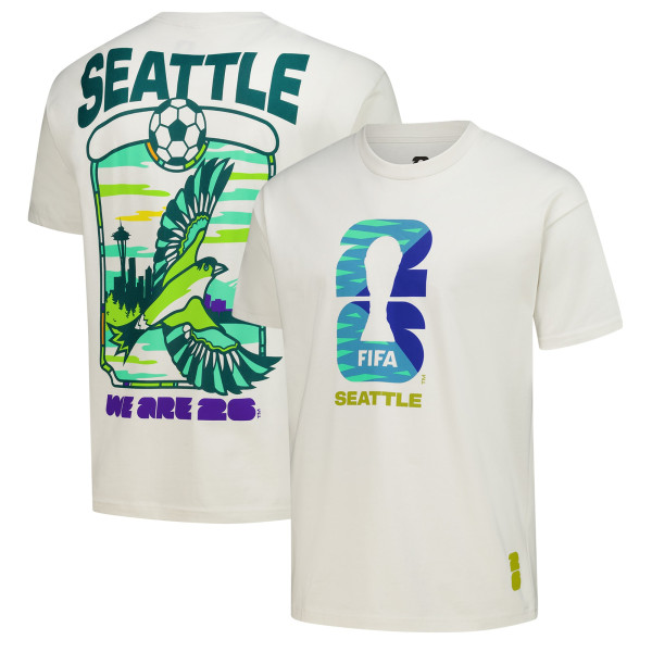 Футболка 2026 FIFA World Cup Outerstuff Seattle Host City Local Oversized - Cream