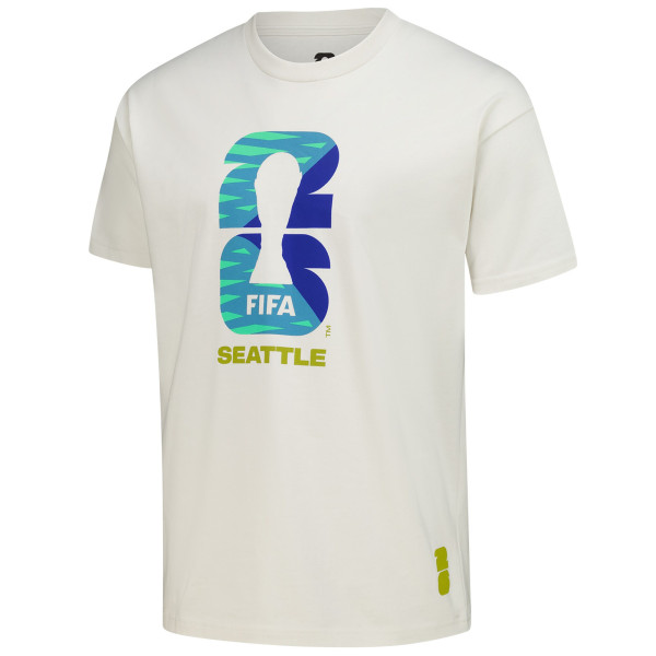 Футболка 2026 FIFA World Cup Outerstuff Seattle Host City Local Oversized - Cream
