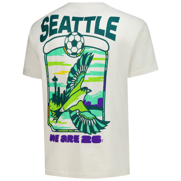 Футболка 2026 FIFA World Cup Outerstuff Seattle Host City Local Oversized - Cream