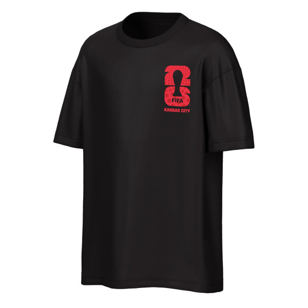 Футболка 2026 FIFA World Cup Outerstuff Kansas City Host City Local Oversized - Black