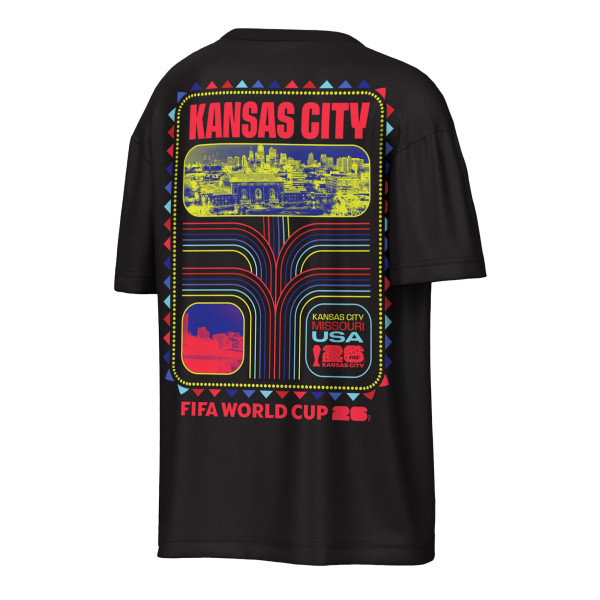 Футболка 2026 FIFA World Cup Outerstuff Kansas City Host City Local Oversized - Black