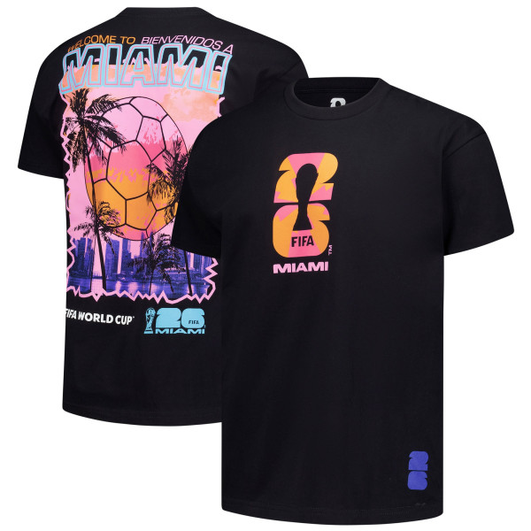 Футболка 2026 FIFA World Cup Outerstuff Miami Host City Local Oversized - Black