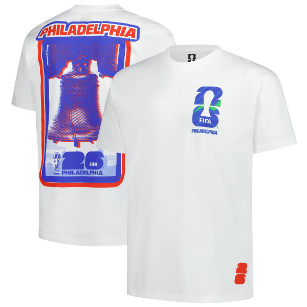 Футболка 2026 FIFA World Cup Outerstuff Philadelphia Host City Local Oversized - White