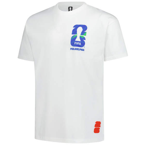 Футболка 2026 FIFA World Cup Outerstuff Philadelphia Host City Local Oversized - White