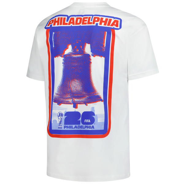 Футболка 2026 FIFA World Cup Outerstuff Philadelphia Host City Local Oversized - White
