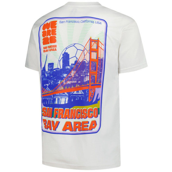 Футболка 2026 FIFA World Cup Outerstuff San Francisco Host City Local Oversized - Cream