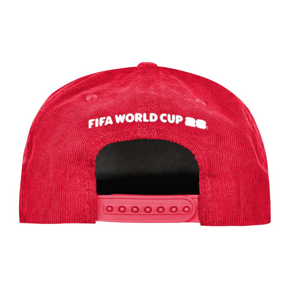 Бейсболка England Outerstuff FIFA World Cup 2026 Corduroy - Red