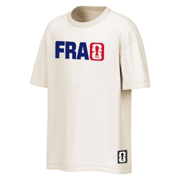 Футболка France Outerstuff FIFA World Cup 2026 Livery Oversized - Cream