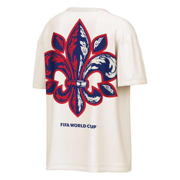 Футболка France Outerstuff FIFA World Cup 2026 Livery Oversized - Cream