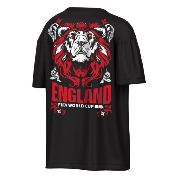Футболка England Outerstuff FIFA World Cup 2026 Rally Oversized - Black