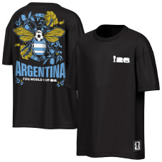 Футболка Argentina Outerstuff FIFA World Cup 2026 Rally Oversized - Black