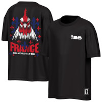 Футболка France Outerstuff FIFA World Cup 2026 Rally Oversized - Black
