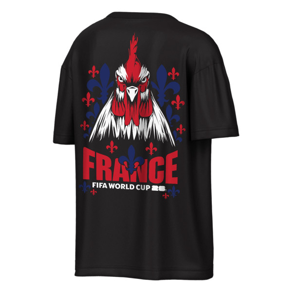 Футболка France Outerstuff FIFA World Cup 2026 Rally Oversized - Black