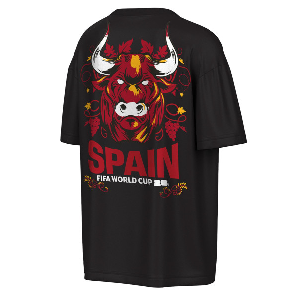 Футболка Spain Outerstuff FIFA World Cup 2026 Rally Oversized - Black