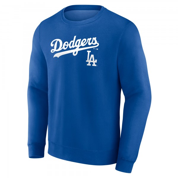 Los Angeles Dodgers Royal Team Lockup Sweatshirt