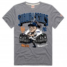 New York Yankees Aaron Judge Homage Gray 2025 Subway Series Graphic Tri-Blend T-Shirt