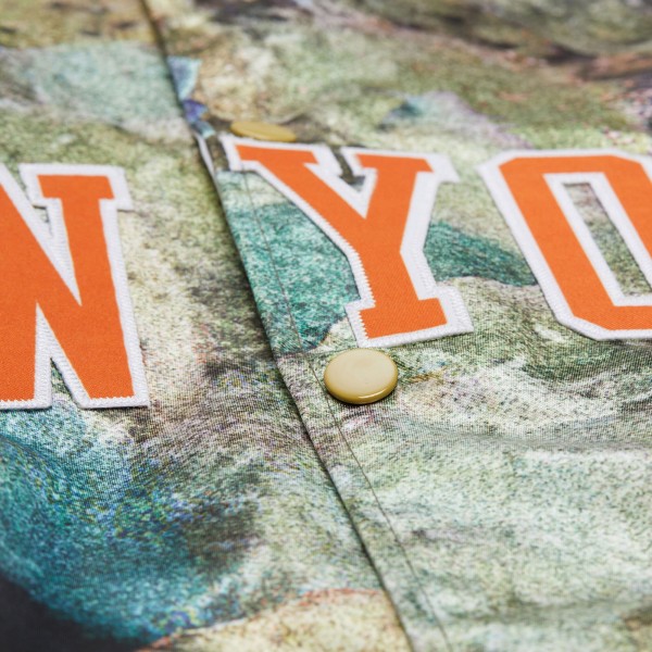 New York Knicks Mitchel & Ness x Salehe Satin Full-Snap Jacket