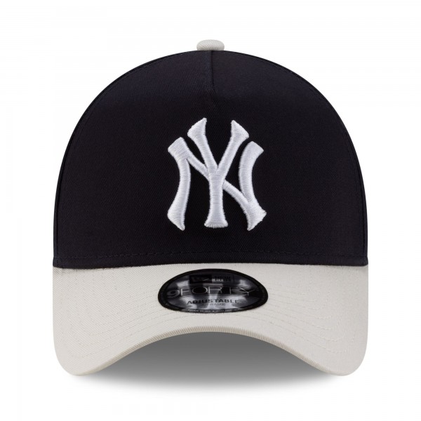 New York Yankees New Era x Siegelman Stable Navy/Beige 9FORTY A-Frame Snapback Hat