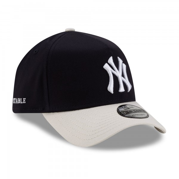 New York Yankees New Era x Siegelman Stable Navy/Beige 9FORTY A-Frame Snapback Hat